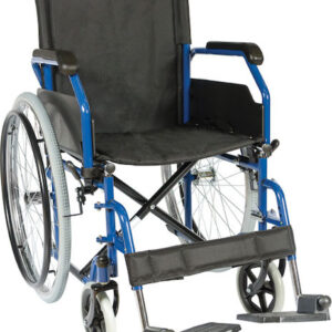 Αναπηρικό Αμαξίδιο 24" Πτυσσόμενο Απλού Τύπου με Απλή Πλάτη Aμαξίδιο Πτυσσόμενο με Συμπαγείς Τροχούς 24" 46cm