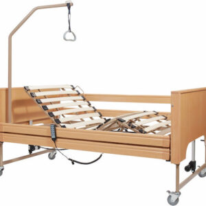Κρεβάτι Ηλεκτρικό Πολύσπαστο με Κάγκελα & Αναρτήρα Libra