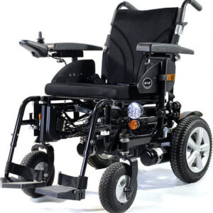 Ηλεκτροκίνητο Αναπηρικό Αμαξίδιο Πτυσσόμενο με Απλή Πλάτη Mobility Power Chair 45cm